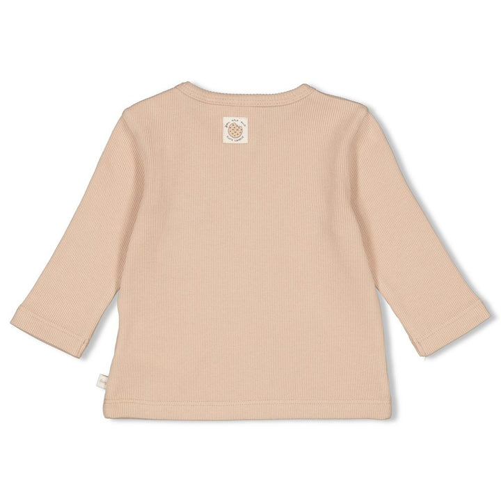 Langarmshirt Ripp Sand - Cute Cookie