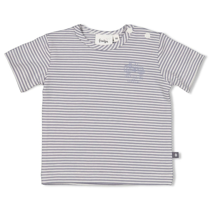 T - shirt streep Indigo - Farm Life
