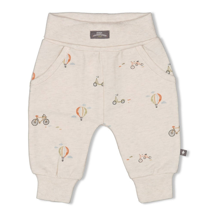 Broek Offwhite melange - Mini Adventurer