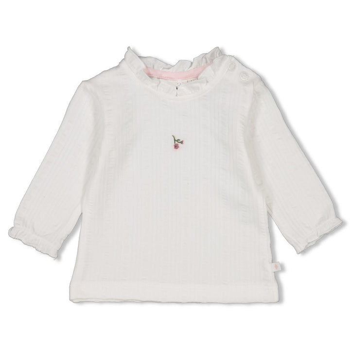 Langarmshirt Offwhite - Blossom