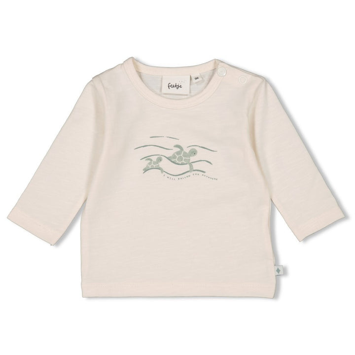 Langarmshirt Offwhite - Turtelly Cool