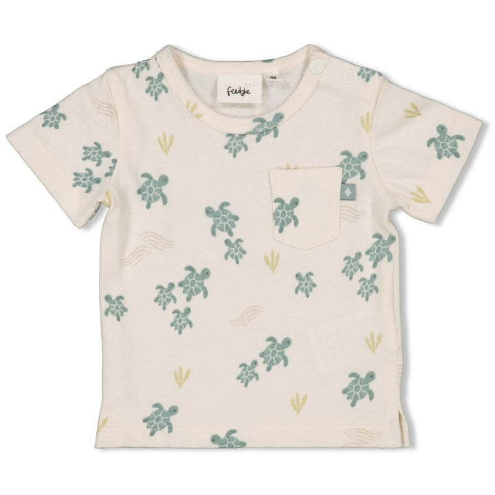 T-Shirt Offwhite - Turtelly Cool