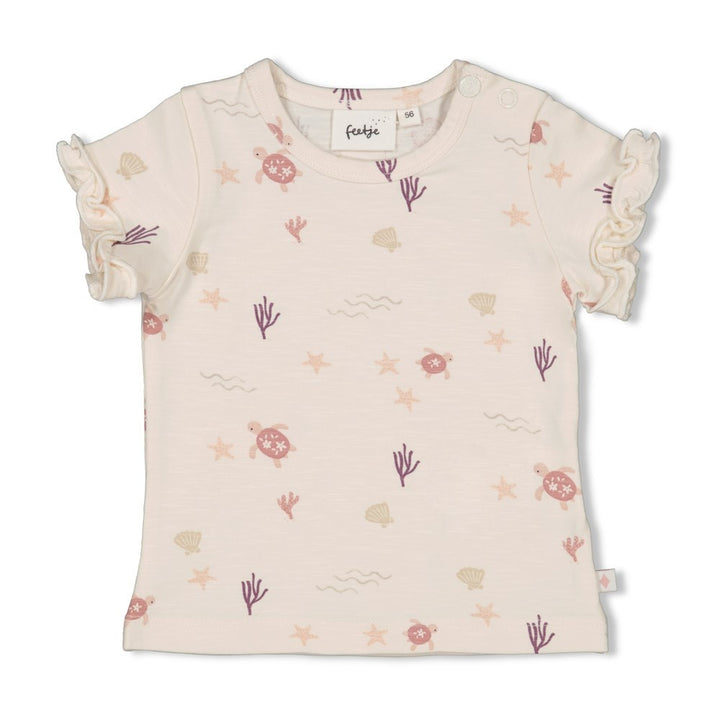 T-Shirt Offwhite - Seestern Wünsche