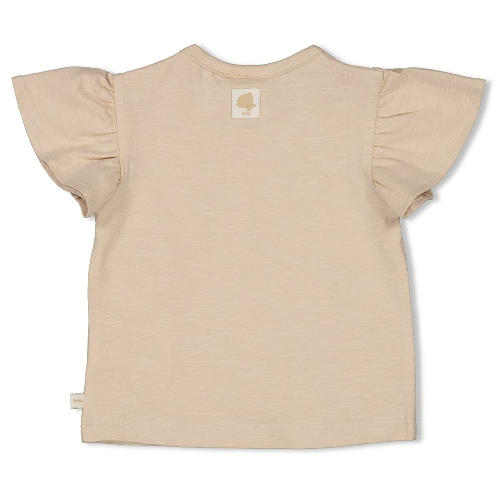 T - shirt ruches Zand - Starfish Wishes