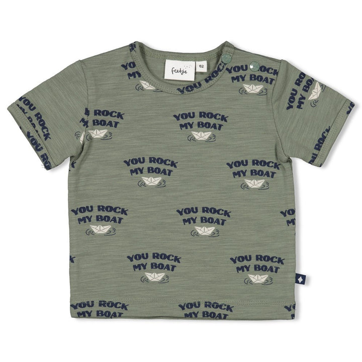 T - shirt Groen - Rock My Boat