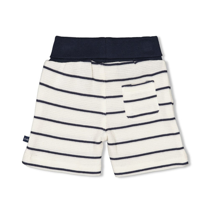 Short streep wafelstructuur Marine - Rock My Boat