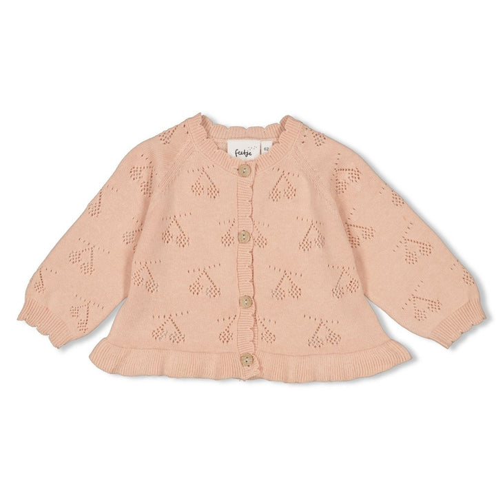 Vestje gebreid Roze - Mon Cheri