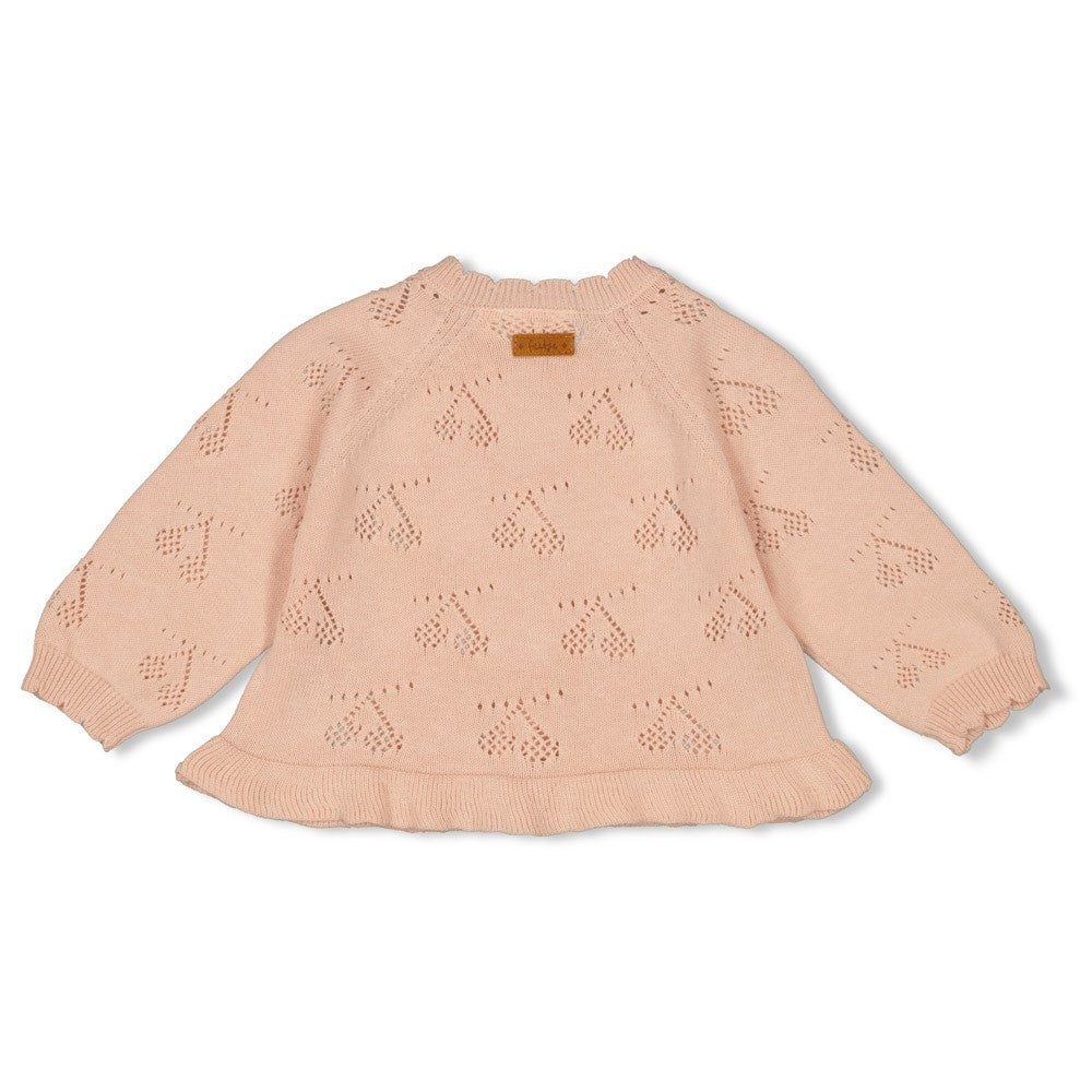 Vestje gebreid Roze - Mon Cheri