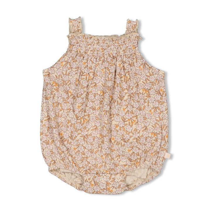 Romper Creme - Flower Field