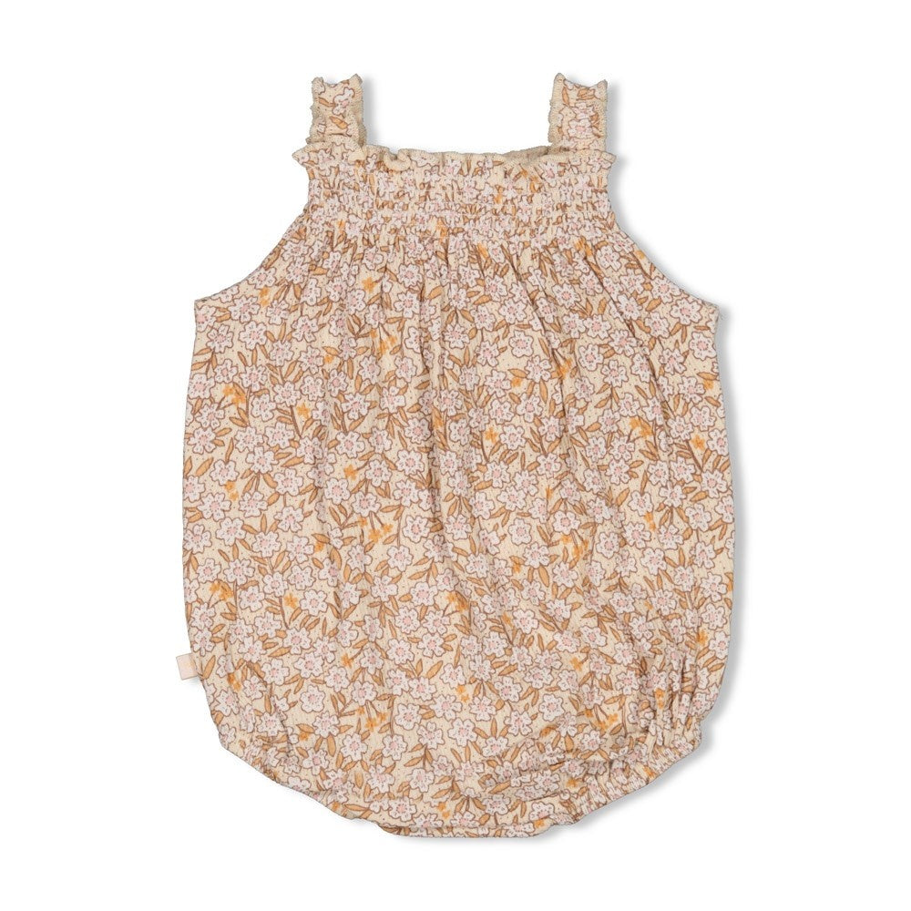 Romper Creme - Flower Field