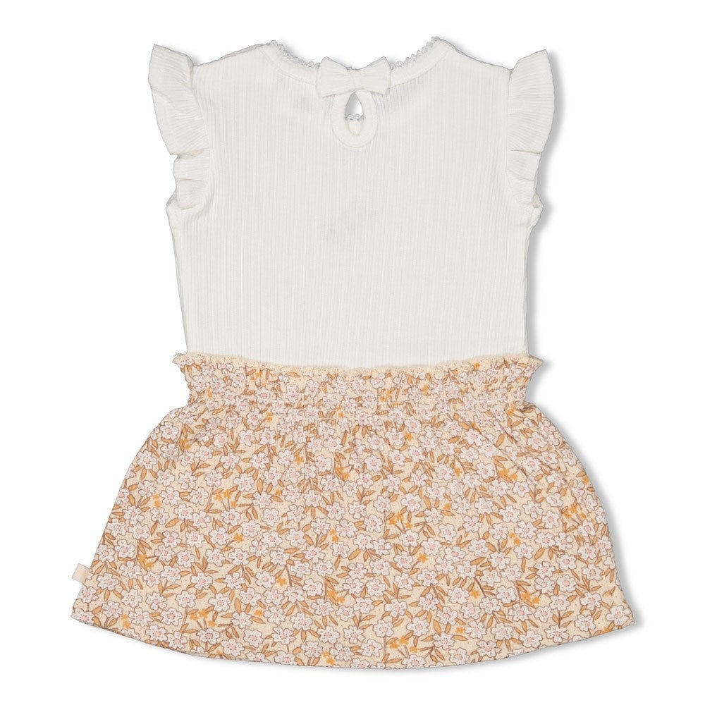 Jurk Creme - Flower Field