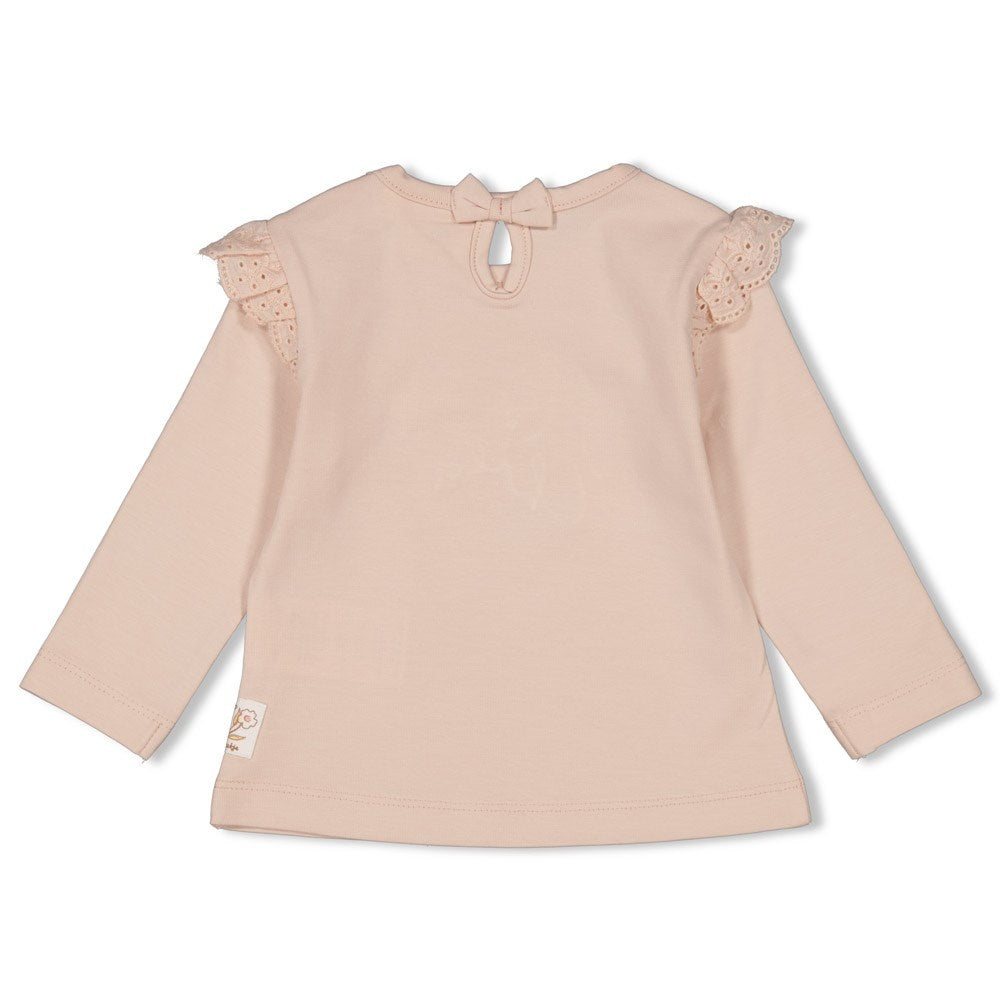 Langarmshirt Rosa - Blumenfeld