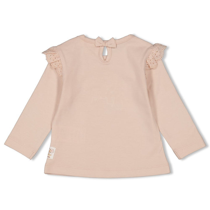 Langarmshirt Rosa - Blumenfeld