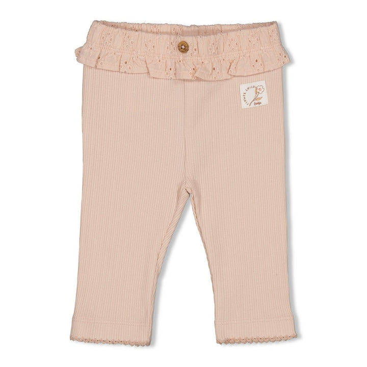 Leggings Pointelle Rosa - Flower Field