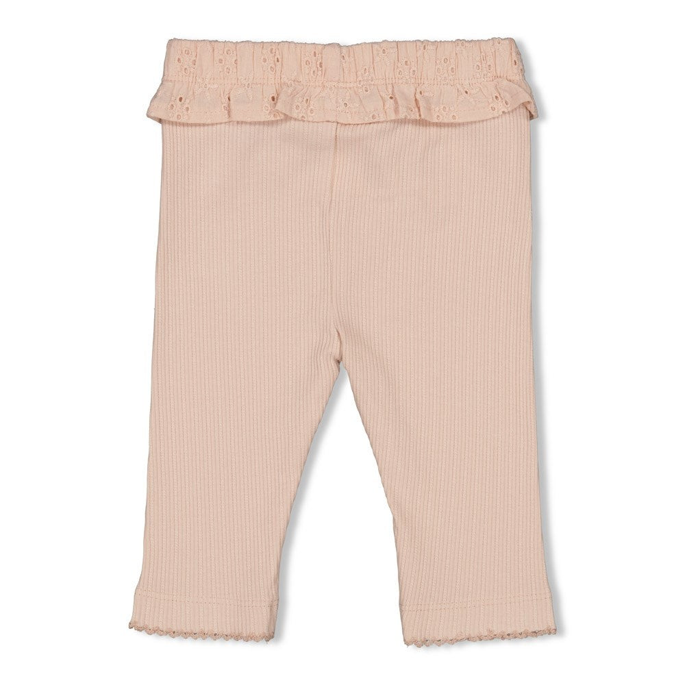 Leggings Pointelle Rosa - Flower Field