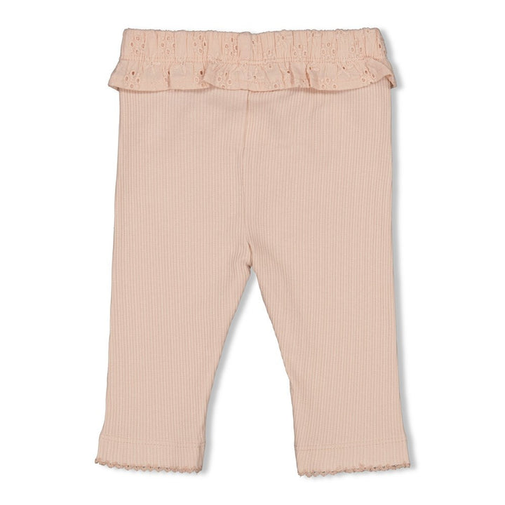 Leggings Pointelle Rosa - Flower Field