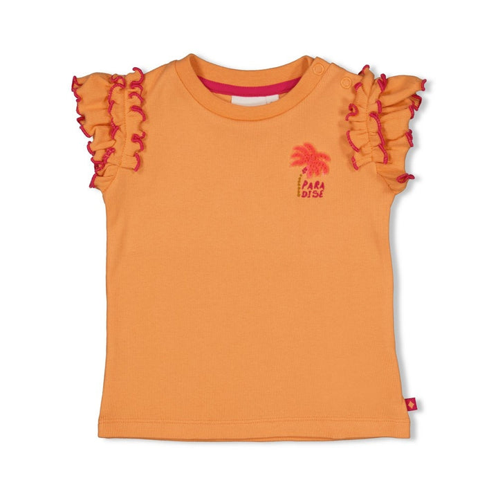 T-Shirt Rüschen Orange - Samba Shake