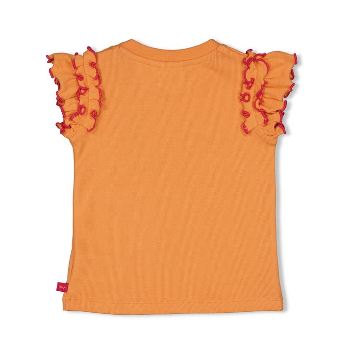 T-Shirt Rüschen Orange - Samba Shake