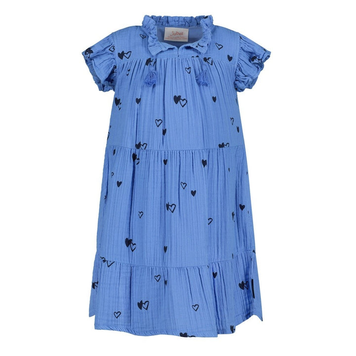 Jurk mousseline Blauw - Ciao Bella