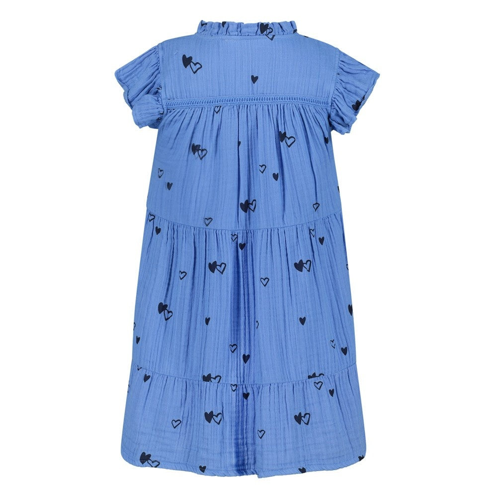 Jurk mousseline Blauw - Ciao Bella