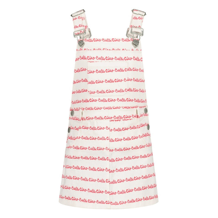 Salopette jurk Offwhite - Ciao Bella
