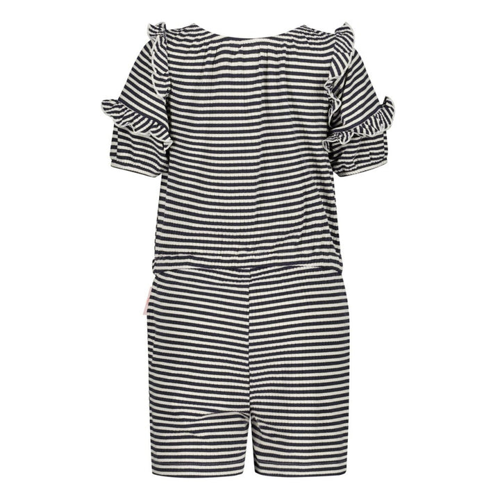 Jumpsuit kort streep Marine - Ciao Bella