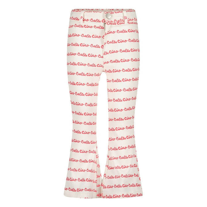 Flared broek Offwhite - Ciao Bella