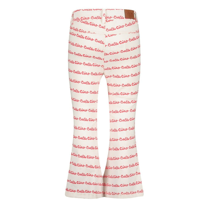 Flared broek Offwhite - Ciao Bella