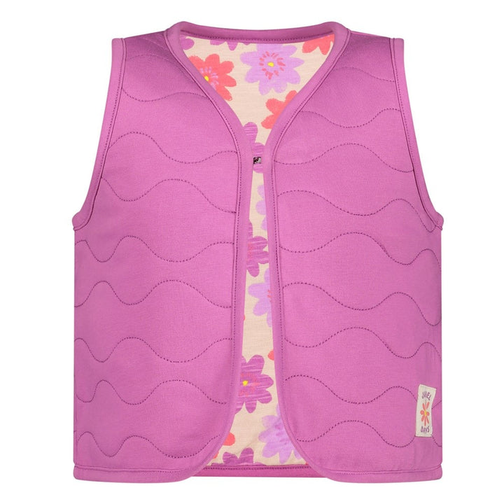 Omkeerbaar gilet Paars - Picknick Perfect