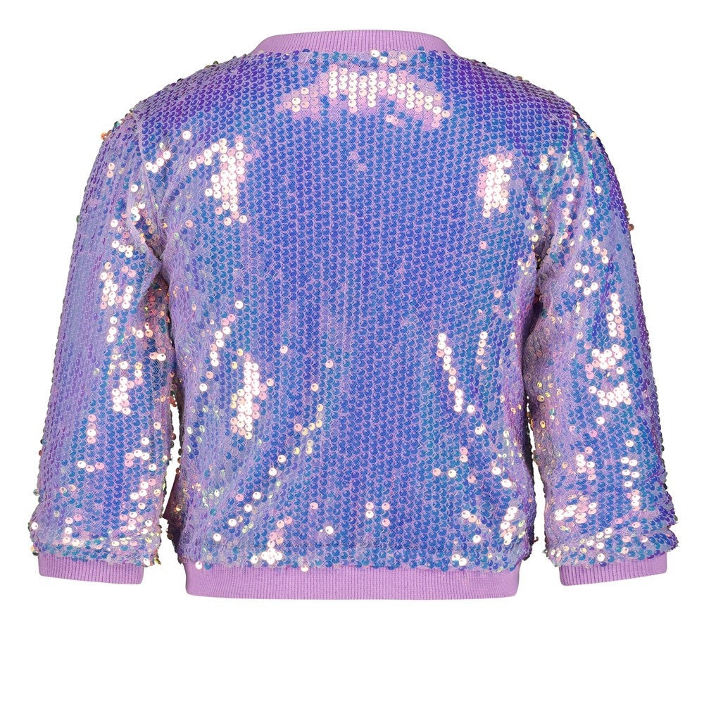 Pailetten bomberjack Lila - Picknick Perfect