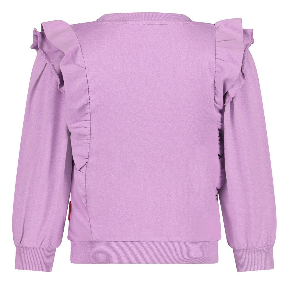 Sweater ruches Lila - Picknick Perfect