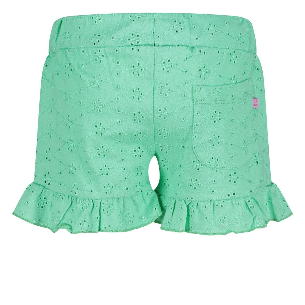 Short broderie Groen - Picknick Perfect