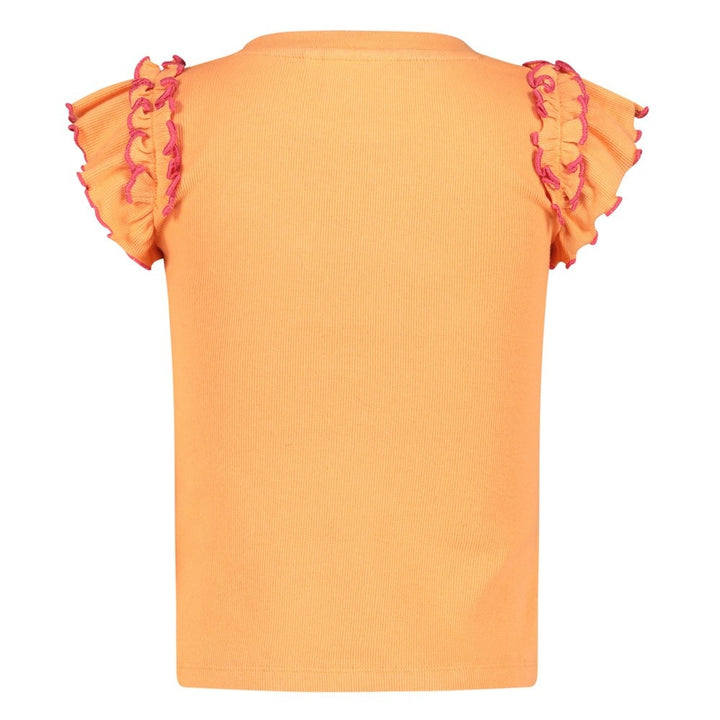 T - shirt ruches Oranje - Samba Shake