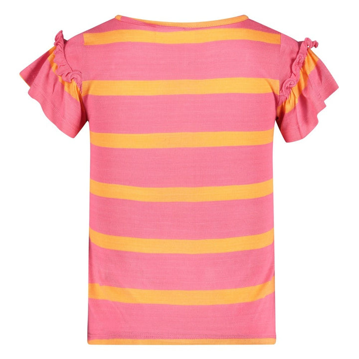 T-Shirt Streifen Rosa - Samba Shake