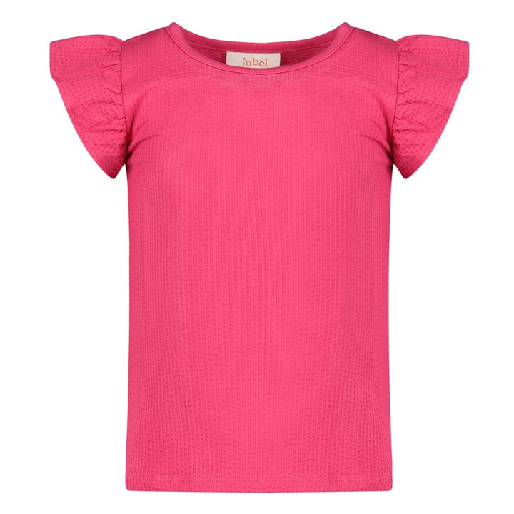 T - shirt ruches Fuchsia - Samba Shake