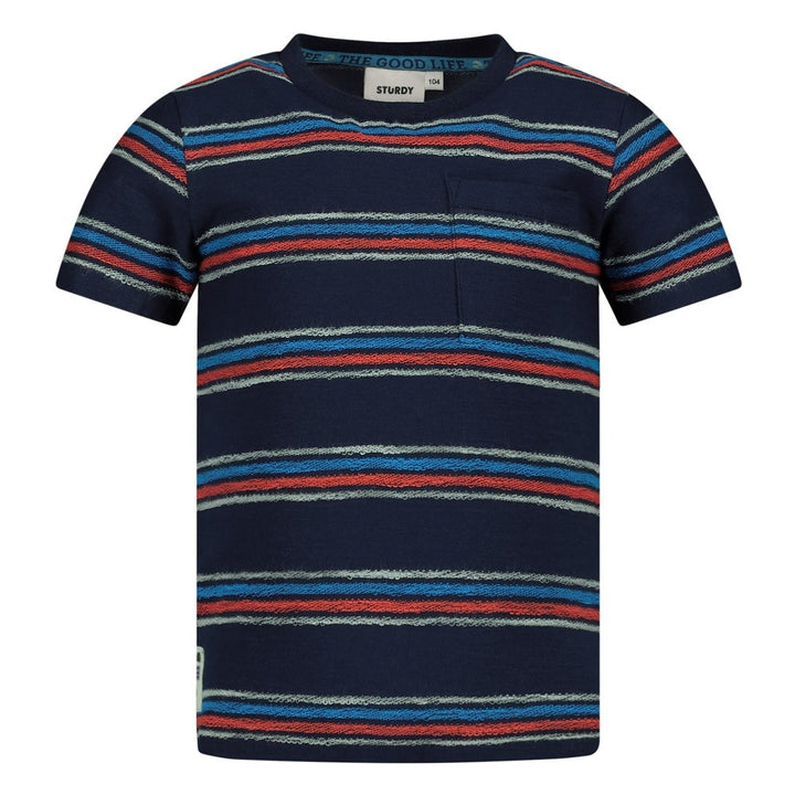 T - shirt streep Marine - The Good Life