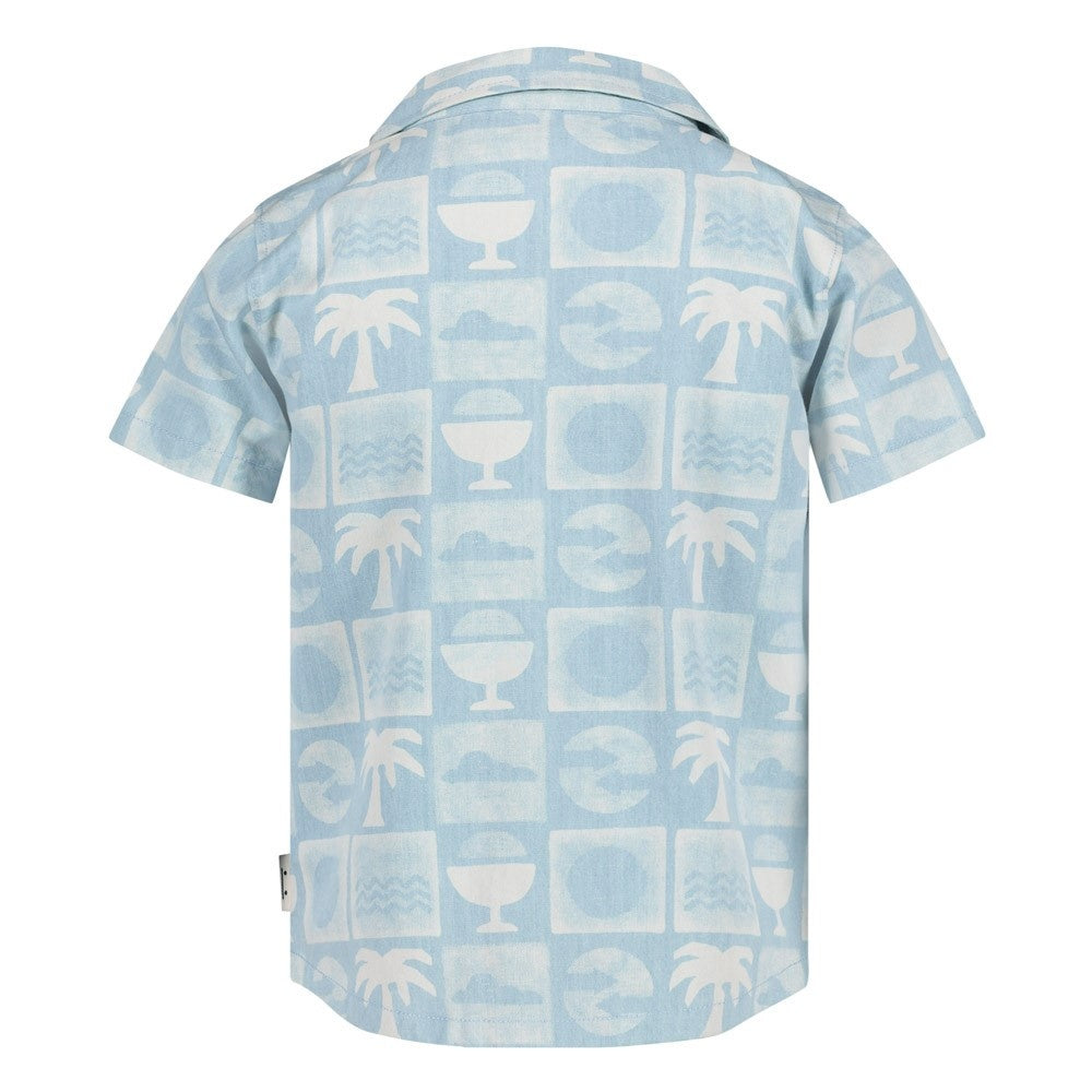 Overhemd k/m Chambray - The Good Life