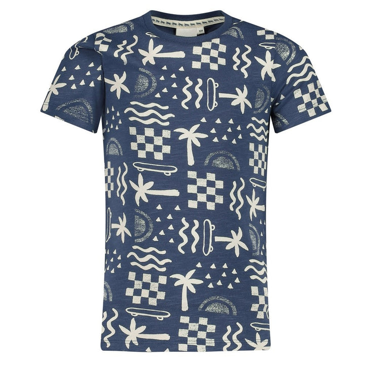 T - shirt Indigo - Explore More