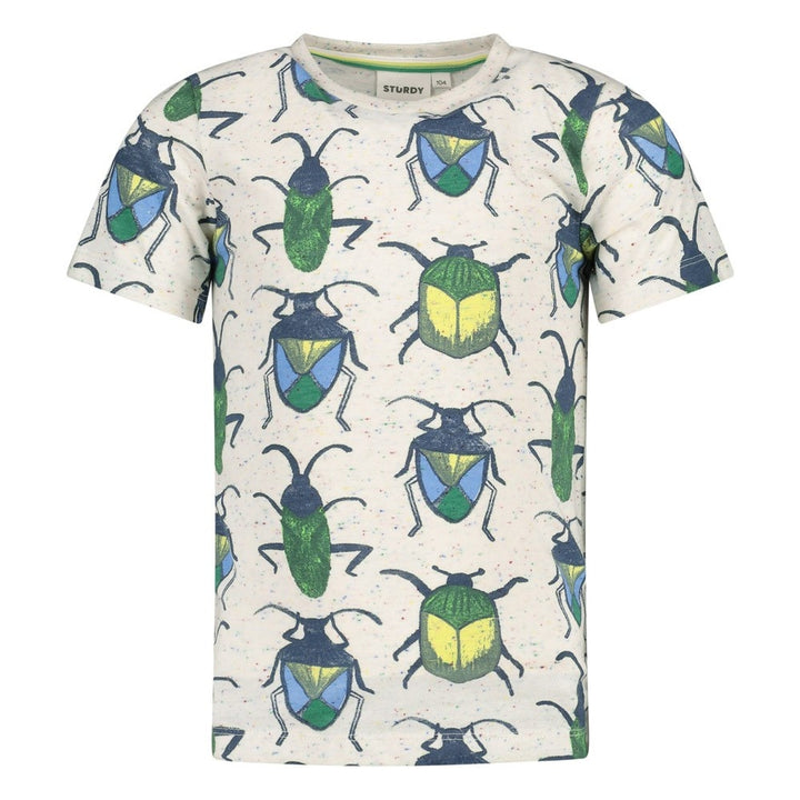 T - shirt Offwhite melange - Explore More