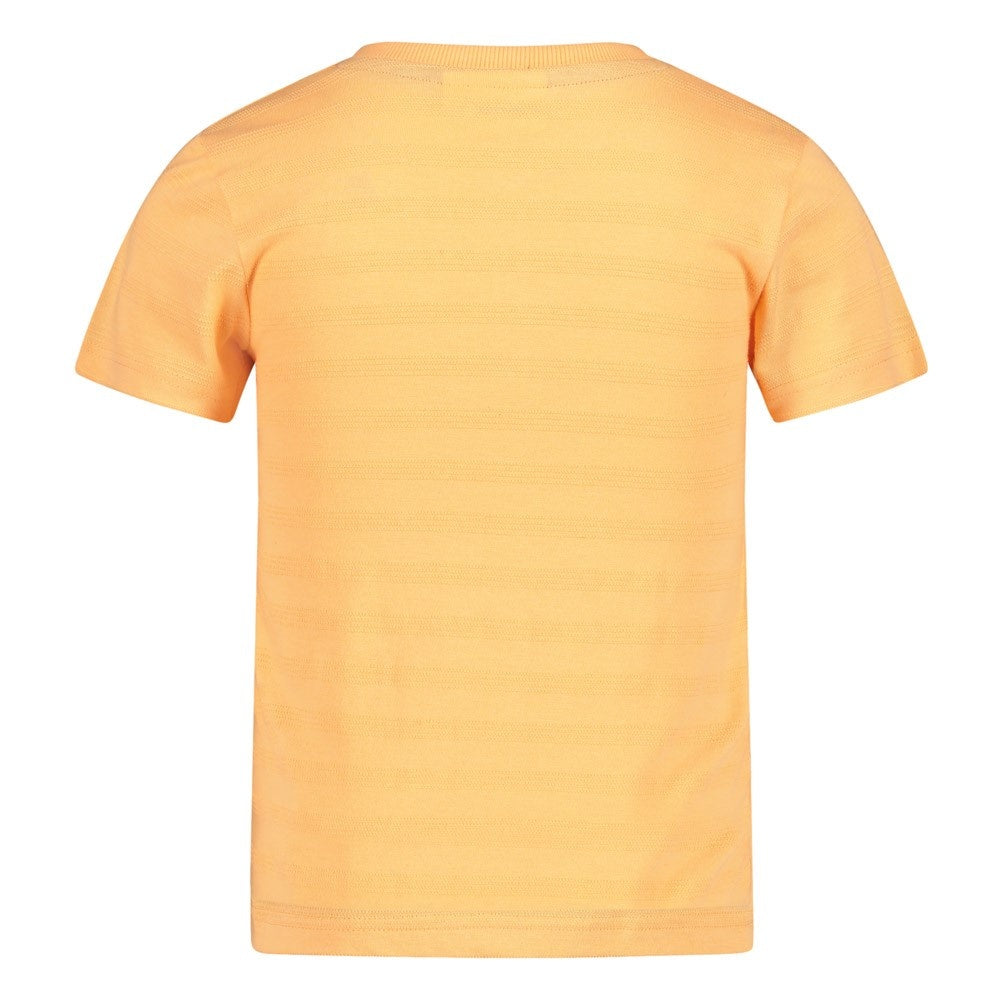 T - shirt met knopen Perzik - Happy Rio
