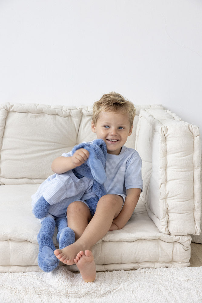 Waffelpyjama Babyblue Shortama Waffel - Sommer Spezial