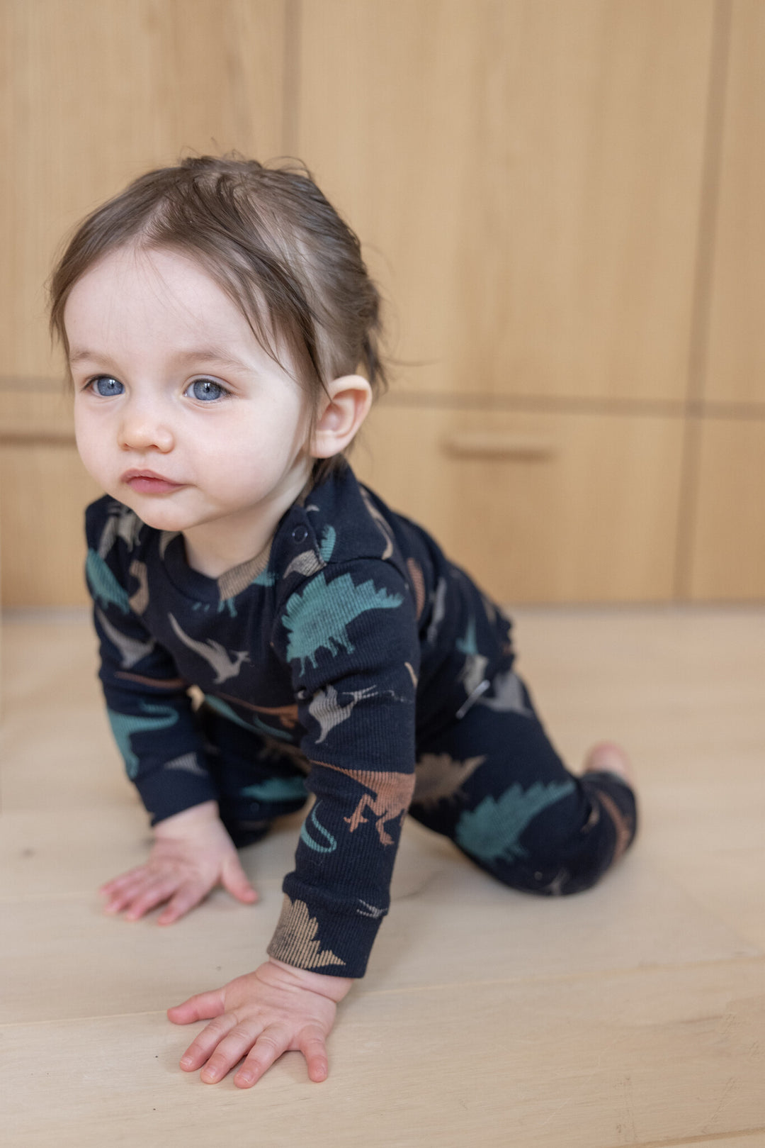 Pyjama Davy Dino Antraciet - Premium Sleepwear by