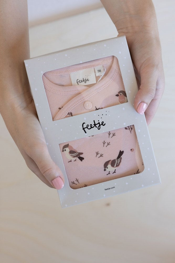 Geschenkset 1 - delig pak + muts roze