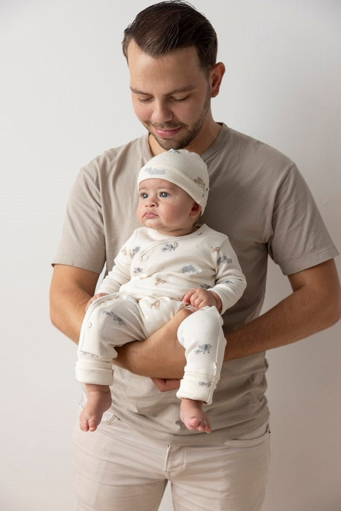 Geschenkset 1 - delig pak + muts offwhite