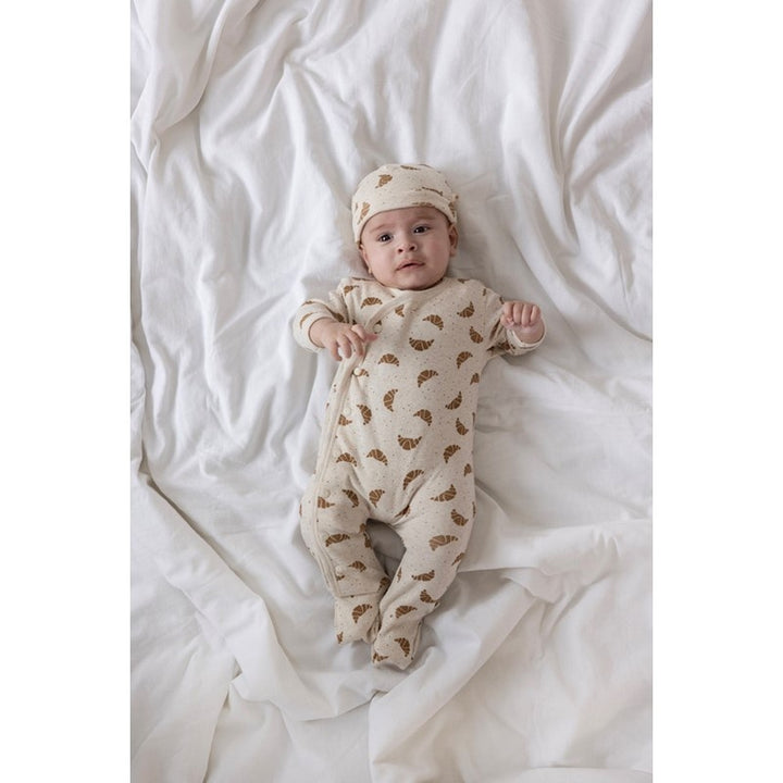 Geschenkset 1 - teiliges Outfit + Mütze Croissant
