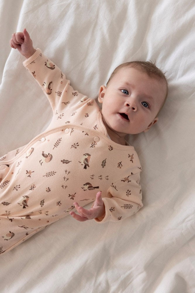 Pak omslagvoet Flowers Roze