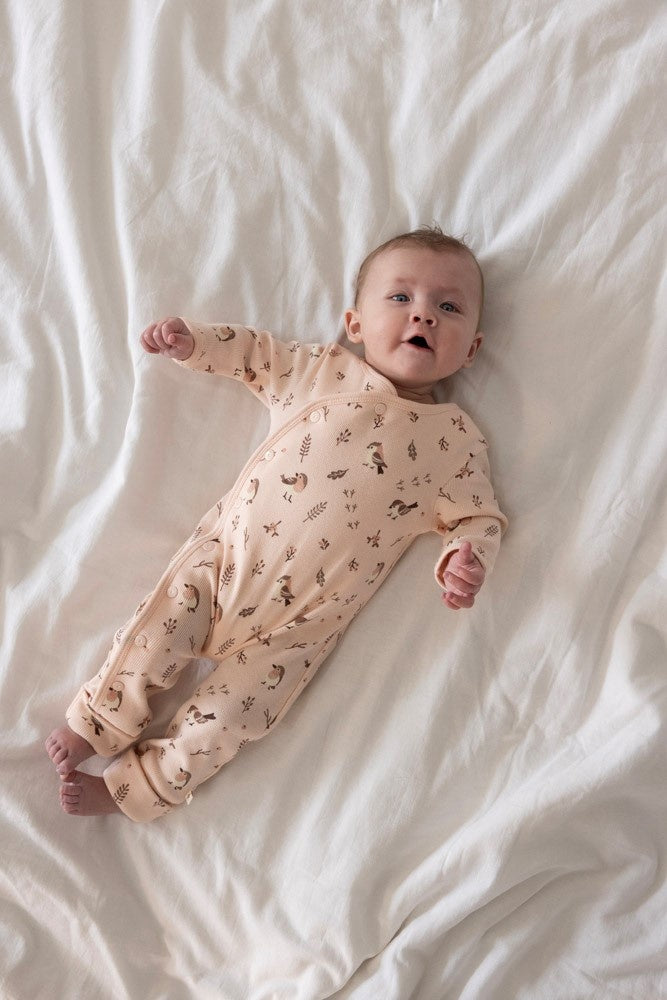 Pak omslagvoet Flowers Roze