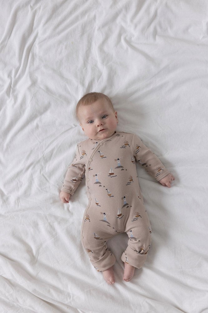 Pak omslagvoet Boat Zand