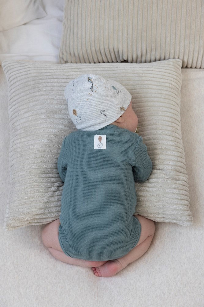 Mutsje Grijs melange - Keep on Smiling