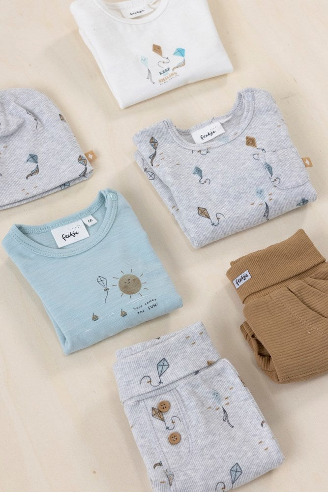 Mutsje Grijs melange - Keep on Smiling